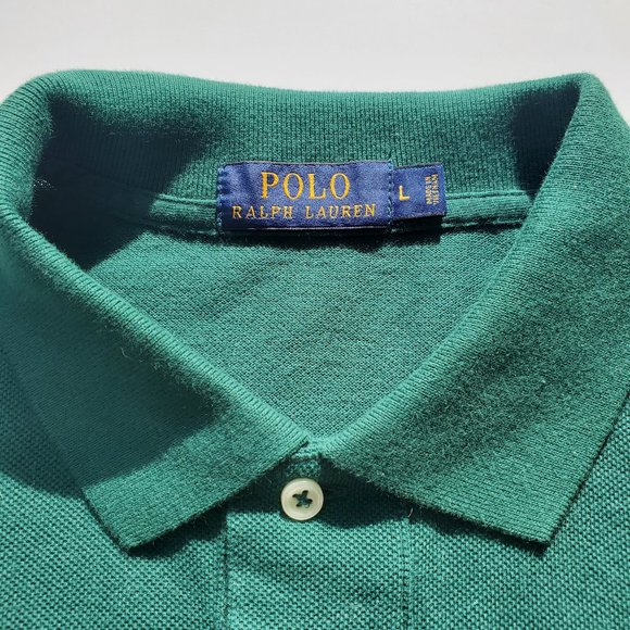 Ralph Lauren Long Sleeve Hunter Green Polo NWT - Picture 5 of 6